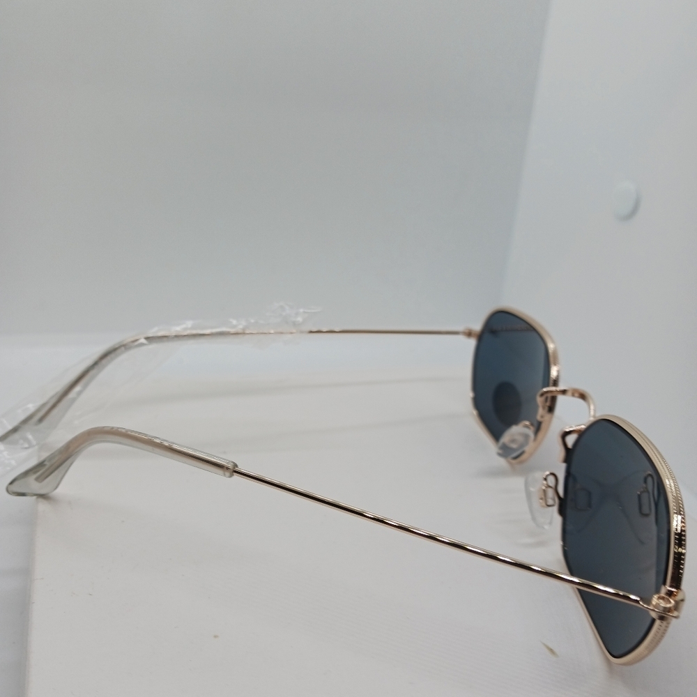 NWT AJ Morgan Intern rectangle sunglasses with mirrored lens 86023 - Picture 4 of 7
